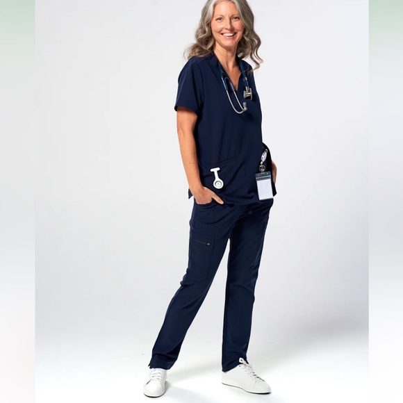 Dr. Woof Navy Scrub Set - Picture 5 of 8